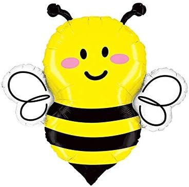 Adorable Yellow Bumblebee 34" Foil Party Balloon | Amazon (US)