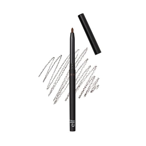 e.l.f. No Budge Retractable Eyeliner, Creamy, Ultra-Pigmented, Coffee | Amazon (US)