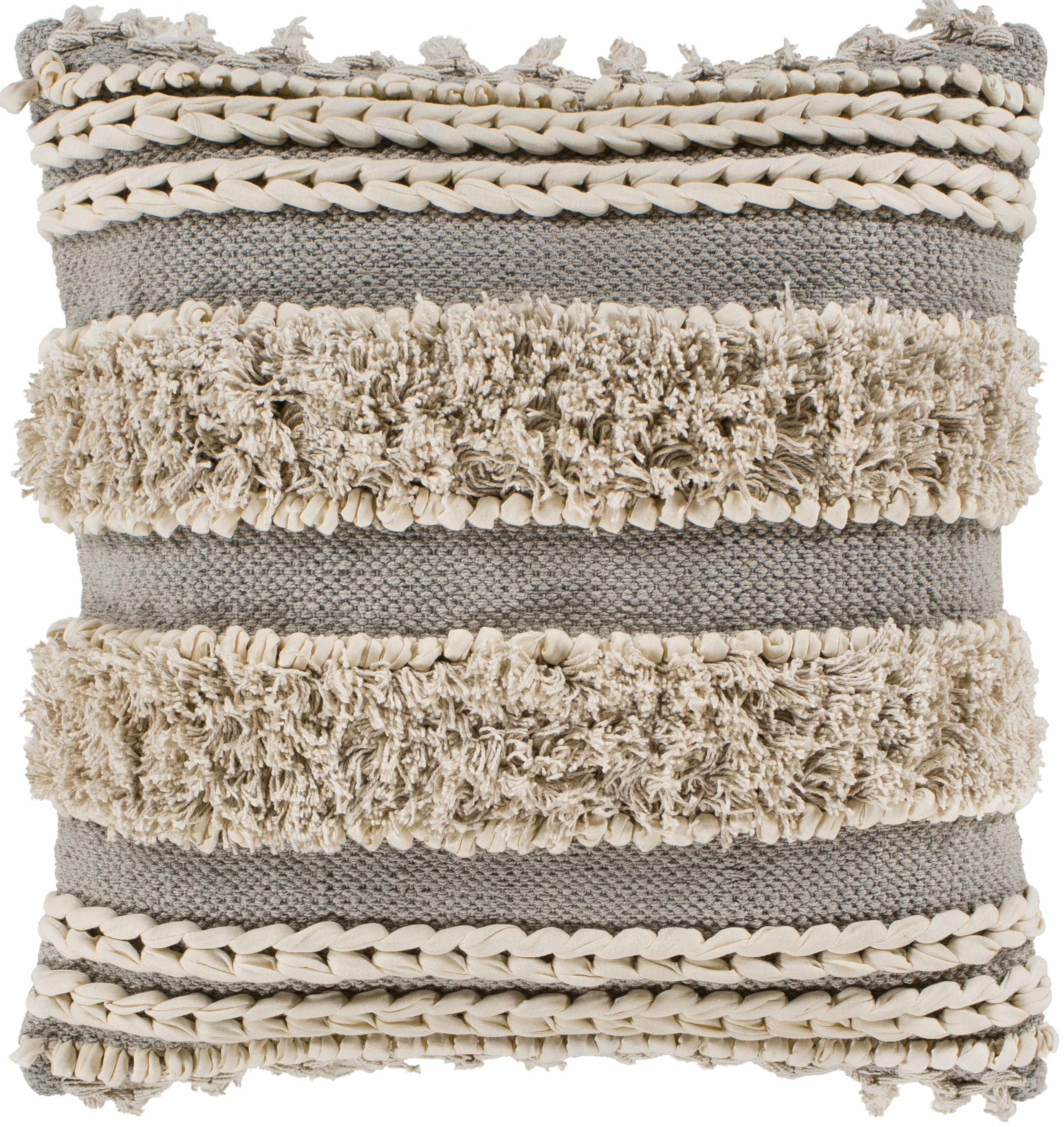 Mechanicville 20"" x 20"" Bohemian/ Cotton Pillow Cover - Hauteloom | Boutique Rugs