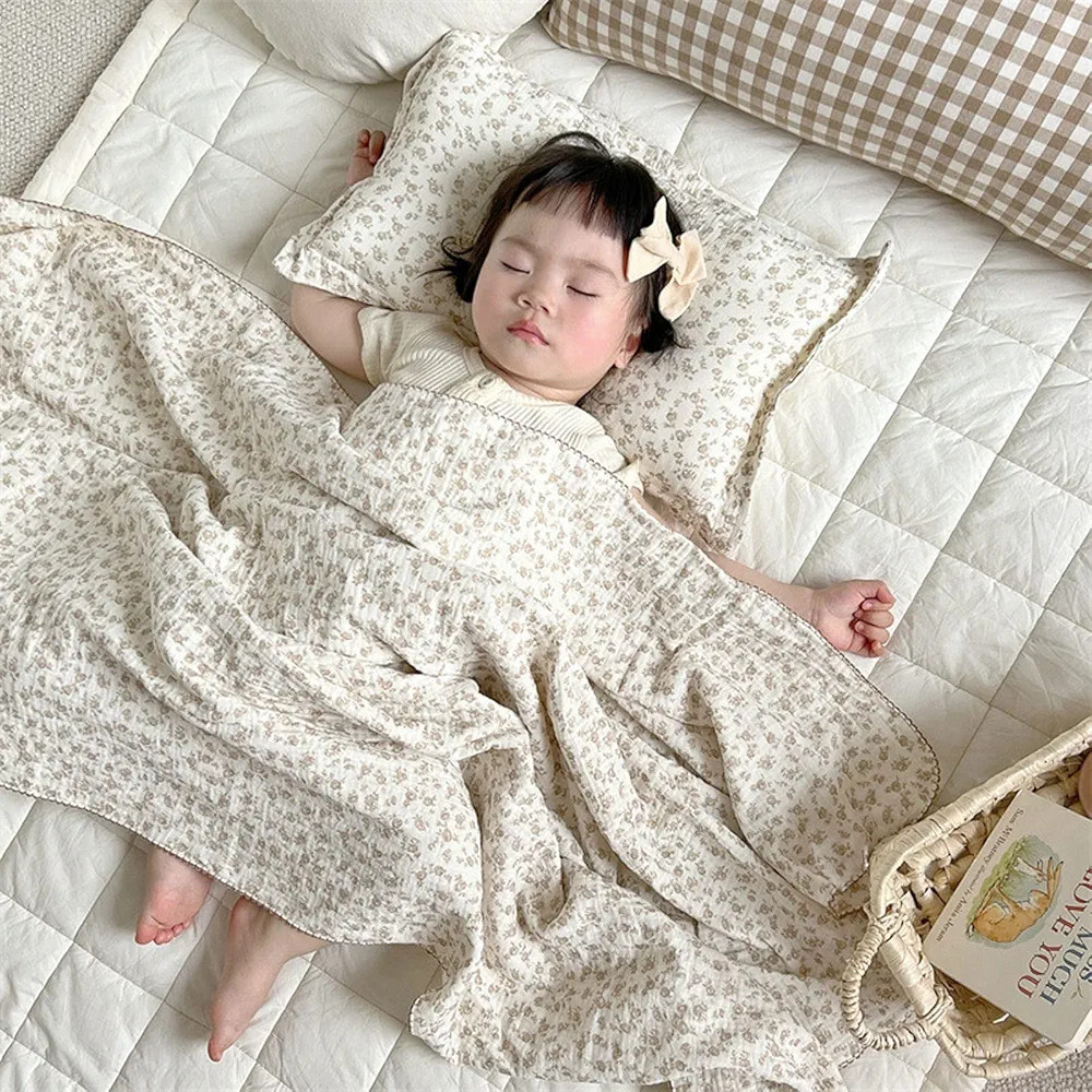 BuLuTu 4 Layer Toddler Blanket 100% Cotton Muslin Bed Blankets for kids,Girls,Boys, Designed with... | Amazon (US)