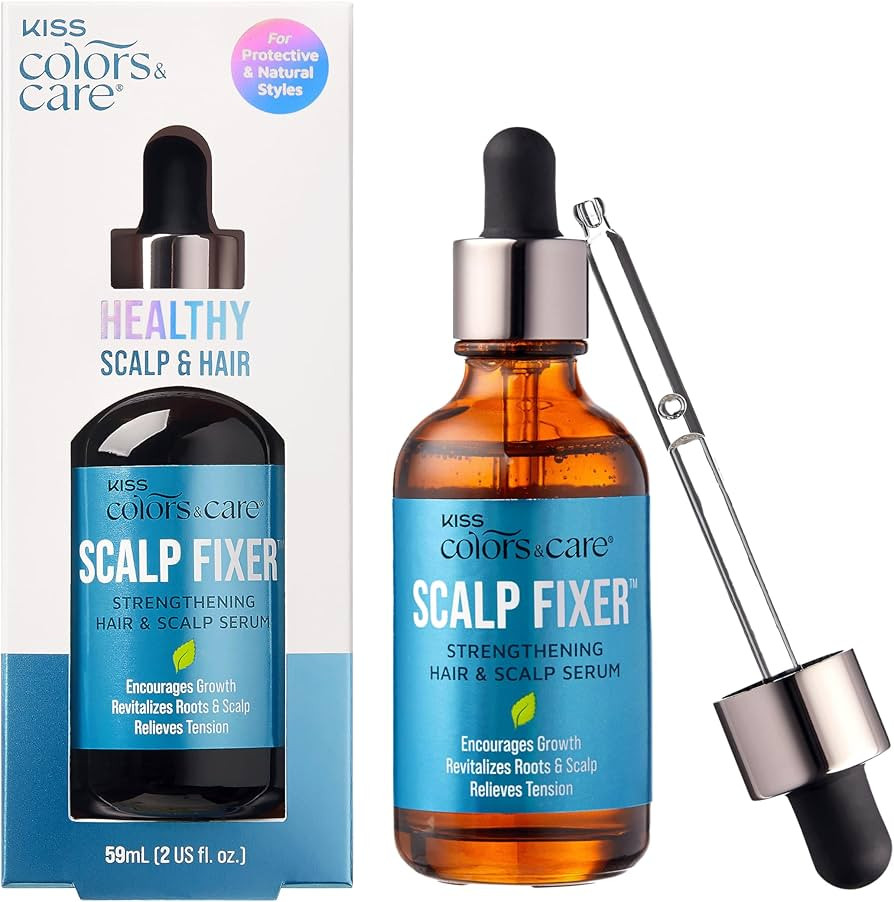 KISS COLORS & CARE Healthy Scalp Fixer Strengthening Hair & Scalp Serum | Amazon (US)