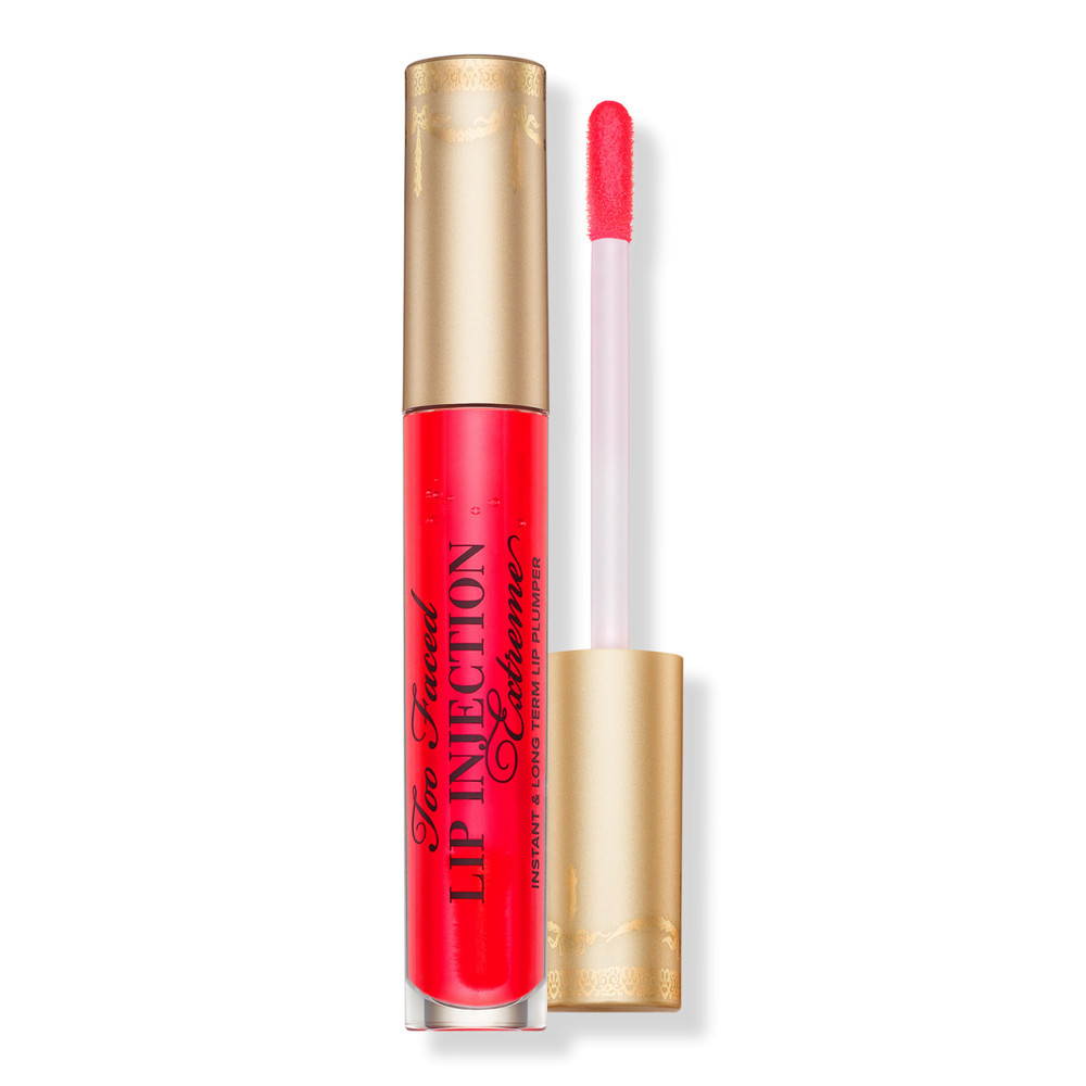 Too Faced Lip Injection Extreme Hydrating Lip Plumper Gloss - Strawberry | Ulta