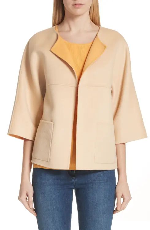St. John Collection Double Face Reversible Jacket | Nordstrom