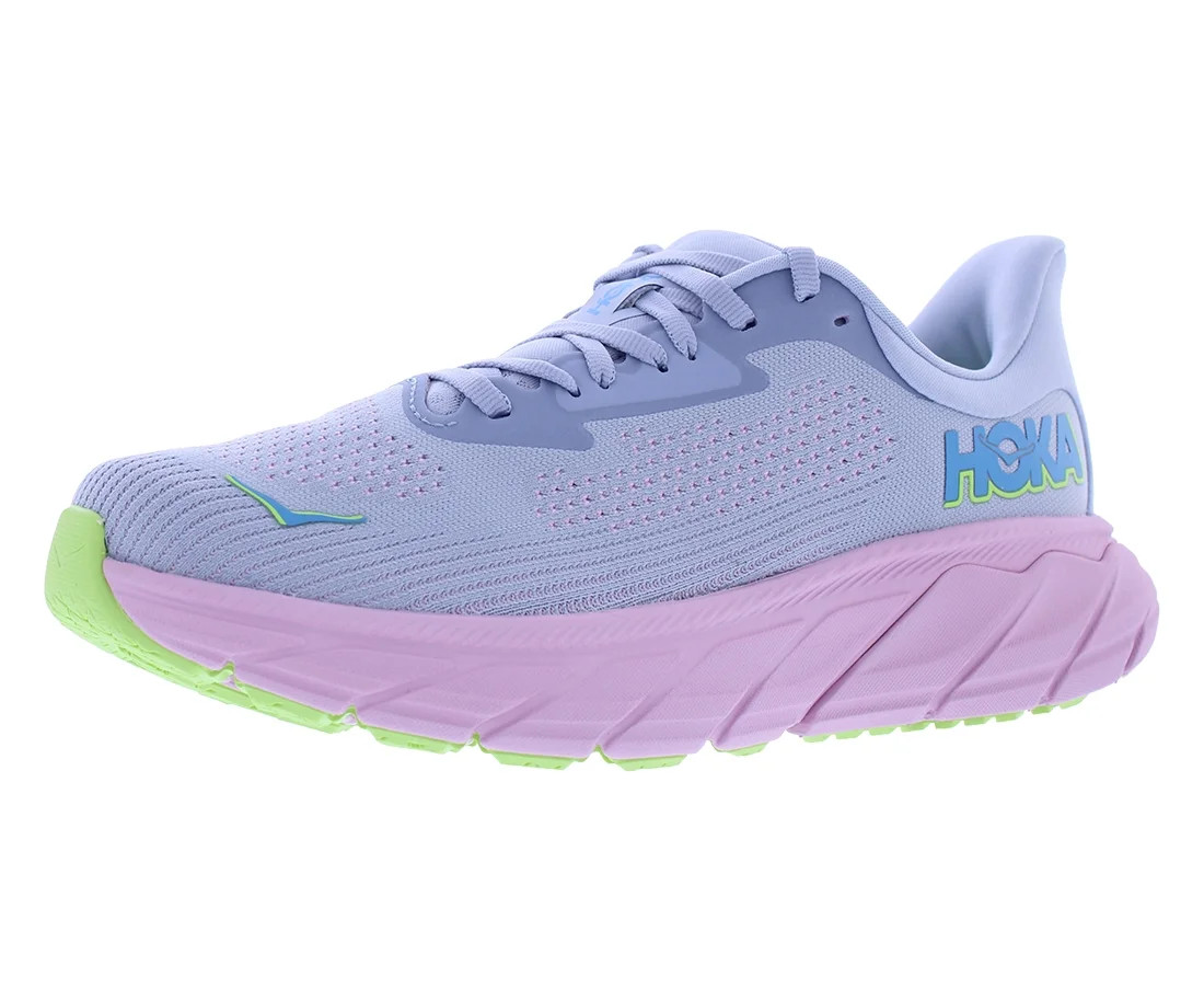 HOKA Arahi 7 Womens Shoes Size 7, Color: Gull/Pink Twilight | Walmart (US)