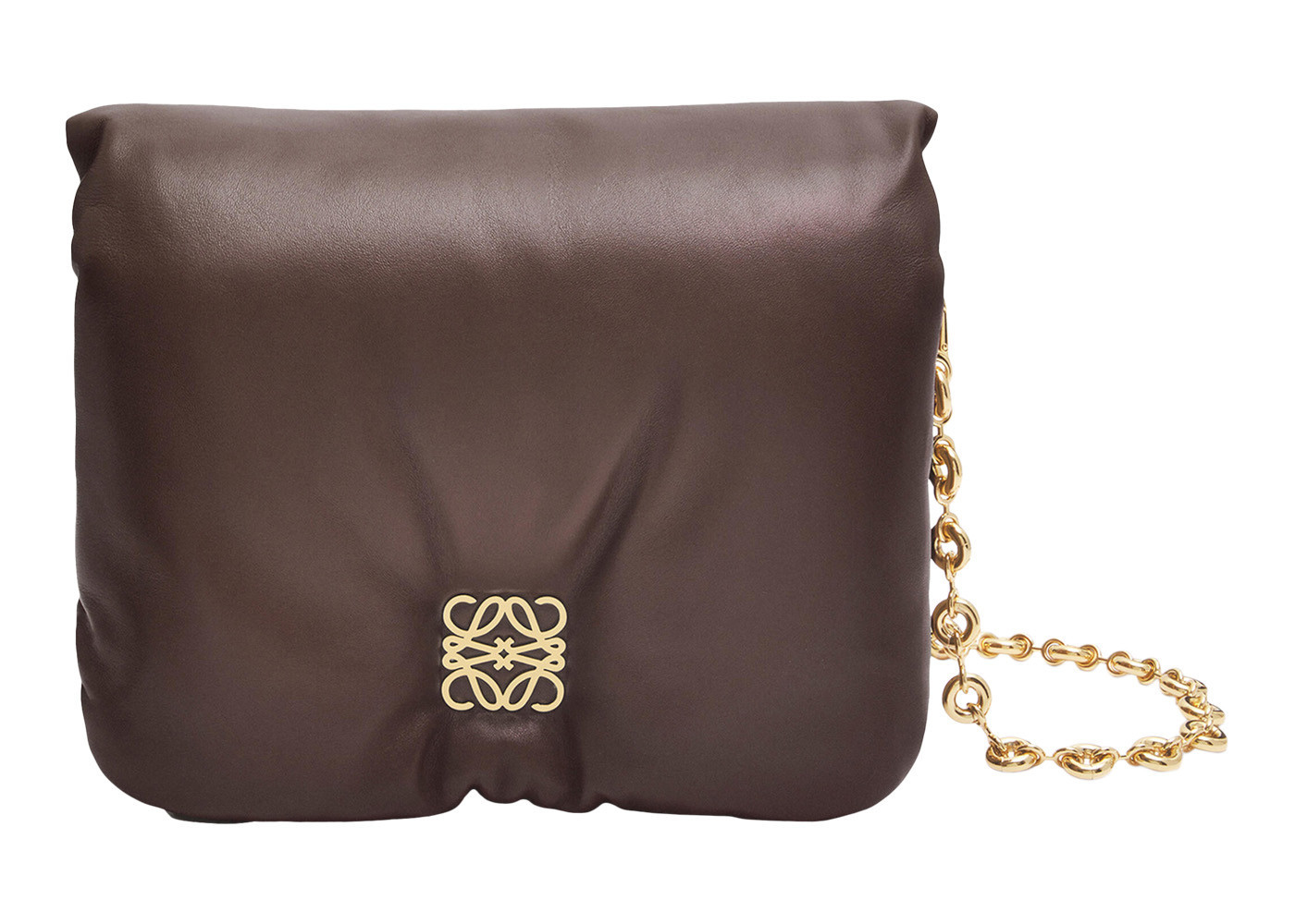 Women's LOEWE Puffer Goya Shoulder Bag in Dark Chocolate | StockX