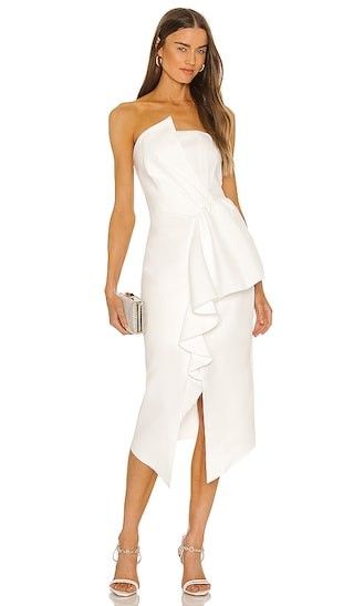 Reception Dress in Ivory- Engagement Party Dress | Revolve Clothing (Global)