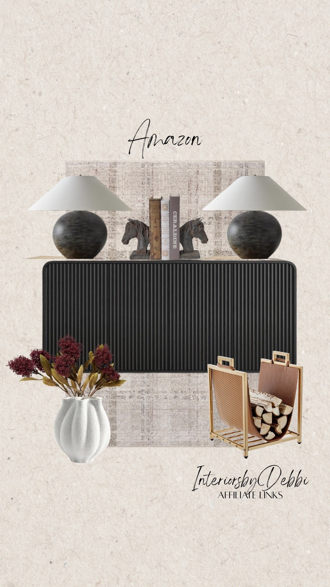 Amazon Finds
Console, area rug, lamps, bookends, vase, transitional home, modern decor, amazon find, amazon home, target home decor, mcgee and co, studio mcgee, amazon must have, pottery. barn, Walmart finds, affordable decor, home styling, budget friendly, accessories, neutral decor, home finds, buy new arrival, coming soon, sale alert, high end look for less, Amazon favorites, Target finds, cozy, modern, earthy, transitional, luxe, romantic, home decor, budget friendly decor #amazonhome

#LTKSeasonal #LTKHome
