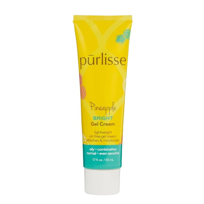 Purlisse Pineapple Brightening Gel Cream Cruelty-free & clean, Paraben & Sulfate-free, Pineapple ... | Amazon (US)