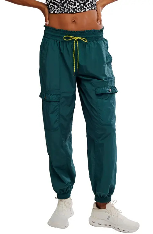 Free People FP Movement Rogue Paperbag Cargo Pants in Evergreen at Nordstrom, Size Small | Nordstrom