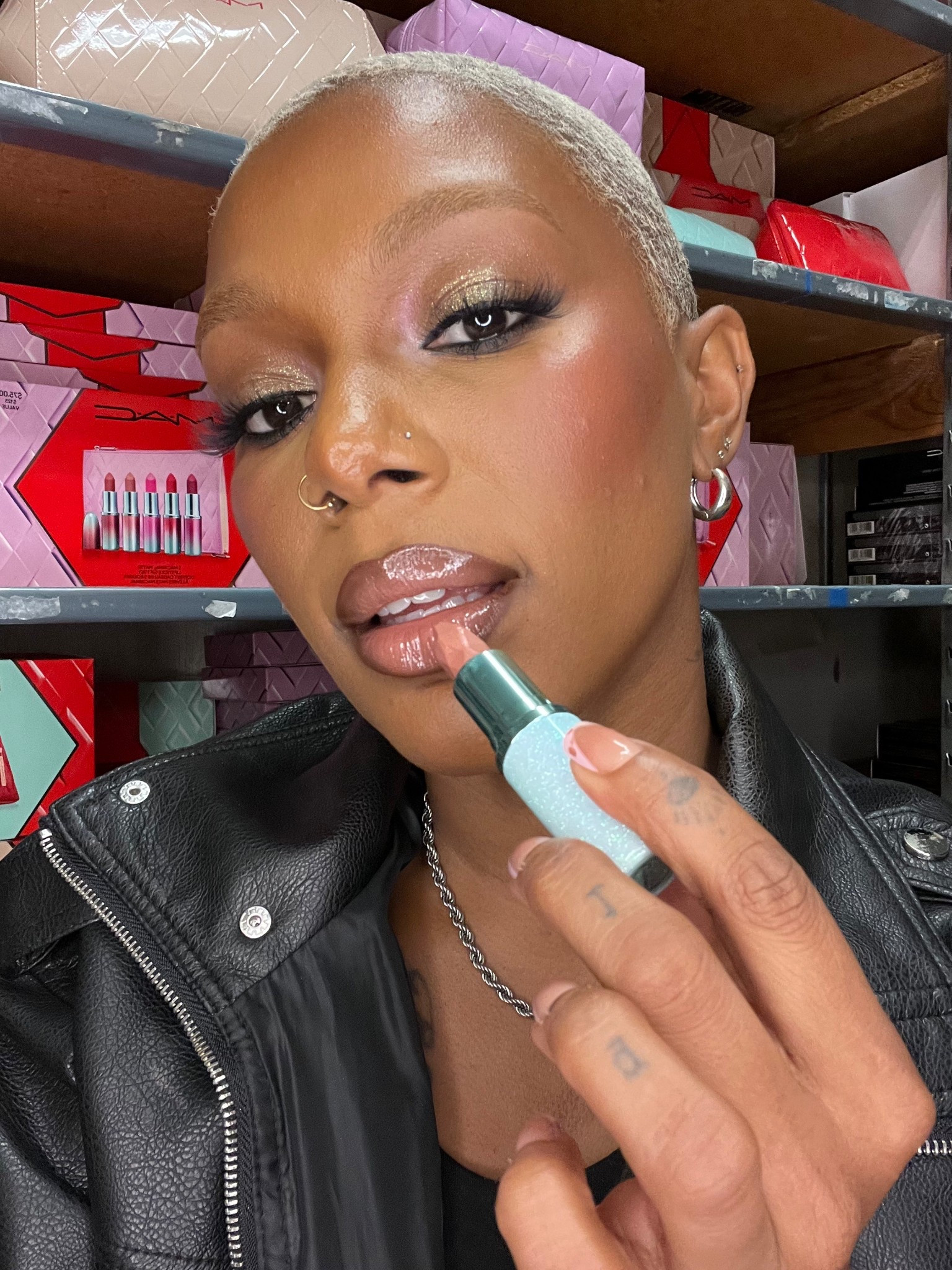 Holiday lip combo 
Chestnut lip pencil 
Future beige lipstick 
All things magical lipglass 

#LTKBeauty