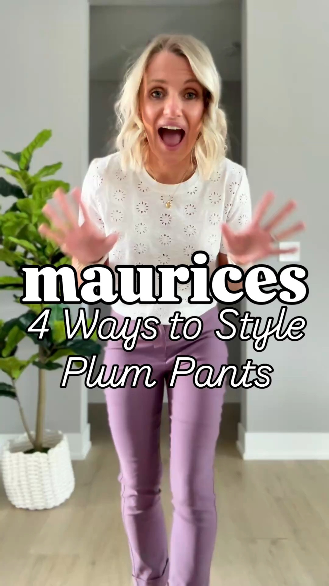 4 ways to style plum pants for work! I’m loving these cute, comfortable and affordable pants from @maurices. I’m wearing an XSMALL  Use the code: LTK10 for 10% at maurices! 

#LTKWorkwear #LTKSeasonal #LTKPetite