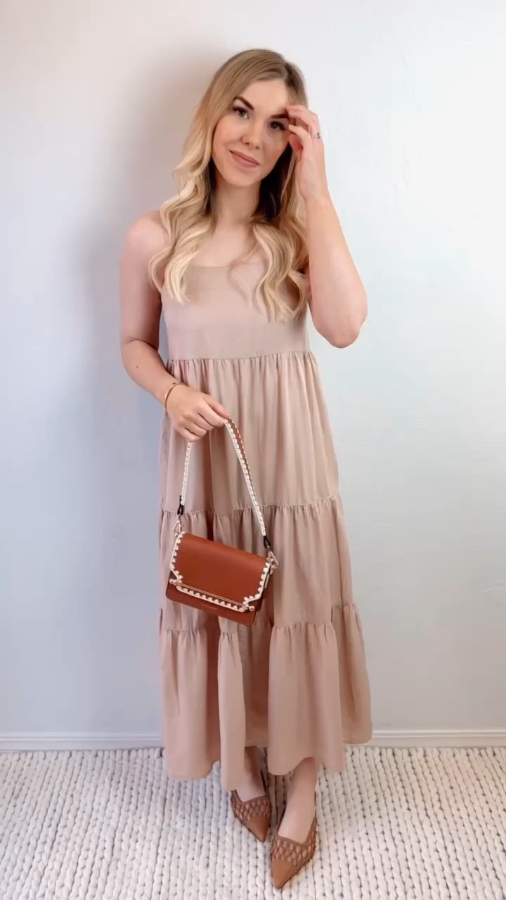 Amazon dress
Tan dress
Summer dress
Vacation dress
Dress 
Flats 
#ltkunder50
#ltkunder100
#ltkshoecrush 
#ltku 

#LTKFind #LTKstyletip #LTKSeasonal