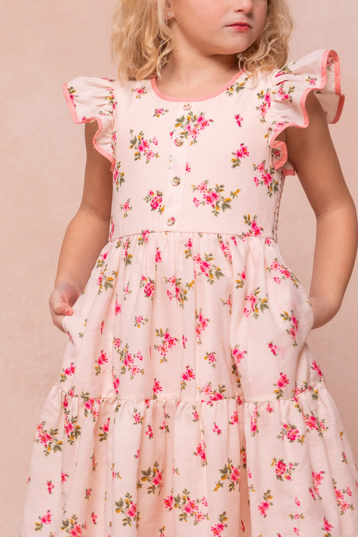 Mini Nola Dress in Pink Floral | Ivy City Co