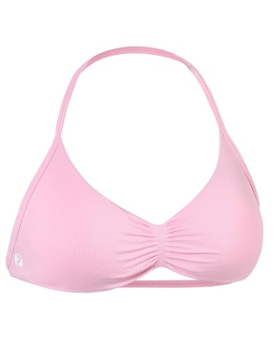 AUROLA Influence Strappy Bra Sports Bras for Women, Backless Padded Impact Strappy Bra for Workout Gym Yoga with Removable Cups,Sweet Pink,M | Amazon (US)