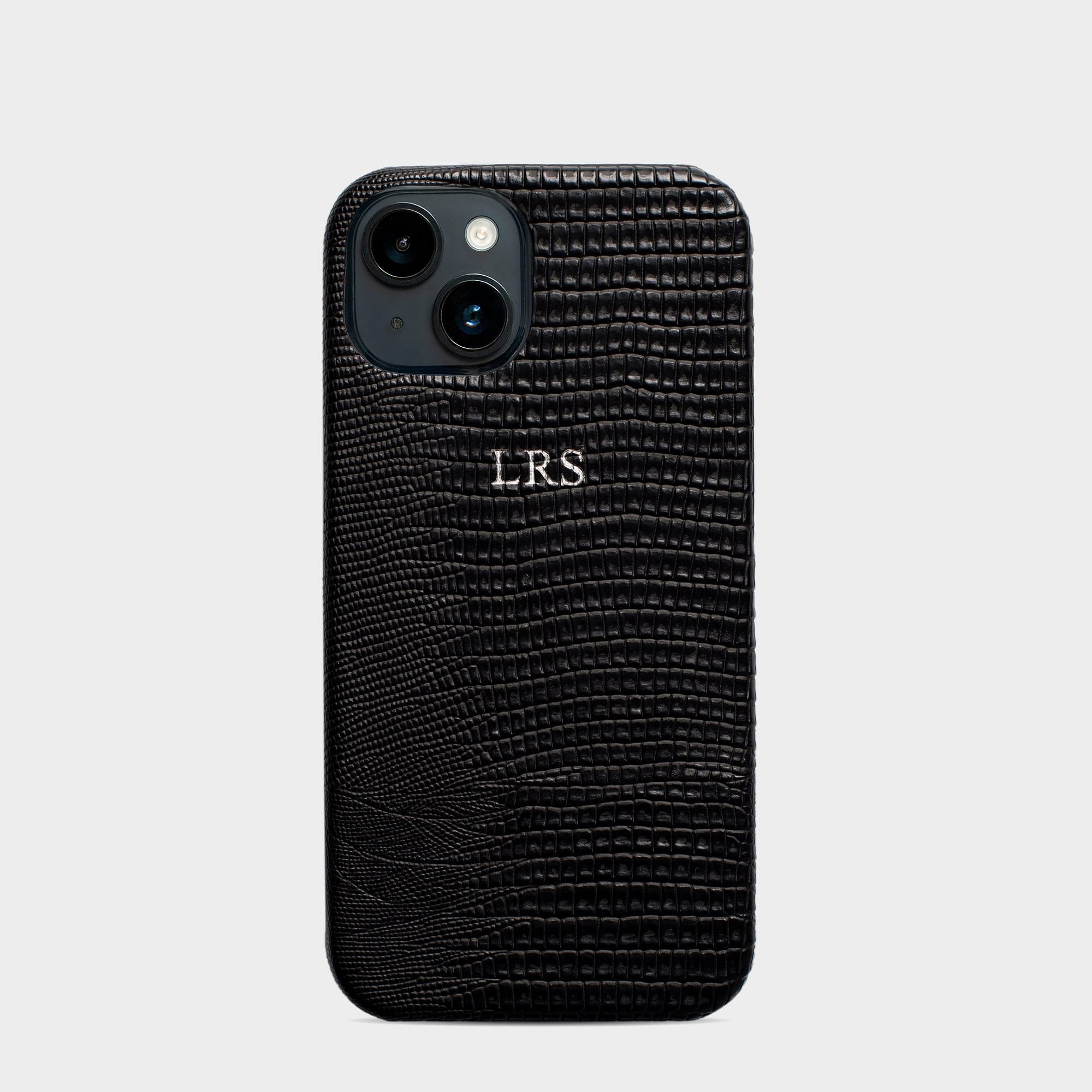 Black Lizard Texture Personalized Snap Case | INSERIF (US)