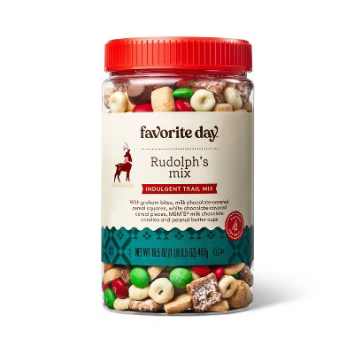 Christmas Rudolph's Mix Indulgent Snack Mix - 16.5oz - Favorite Day™ | Target
