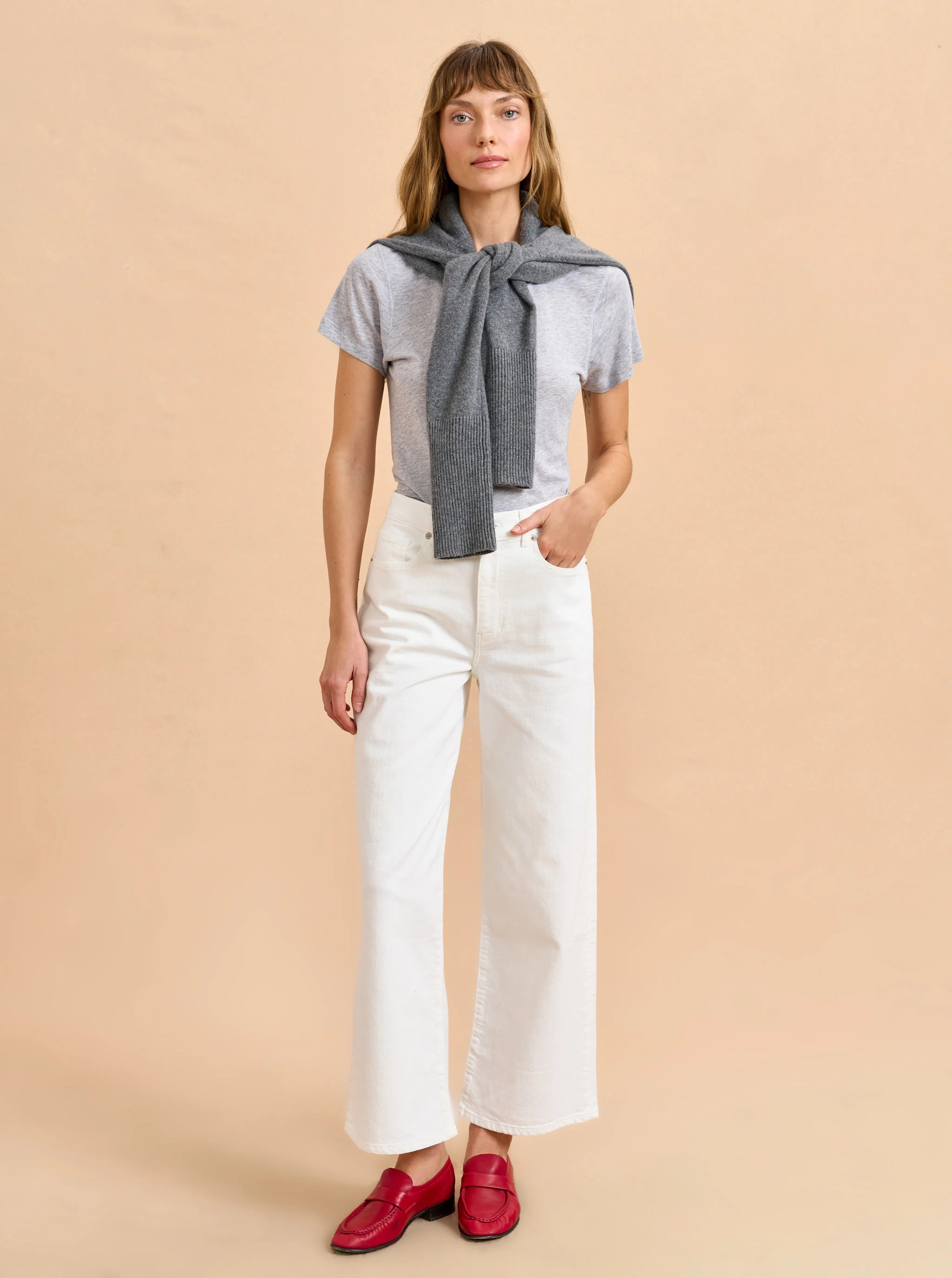 Zooey Cropped Wide-Leg Jean | La Ligne NYC | La Ligne