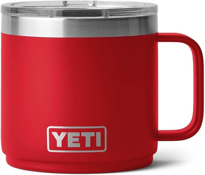YETI Rambler 14 oz Stackable Mug, Vacuum Insulated, Stainless Steel with MagSlider Lid | Amazon (US)