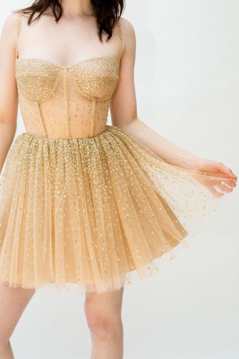 Cascading Shimmer Dress | Etsy (US)
