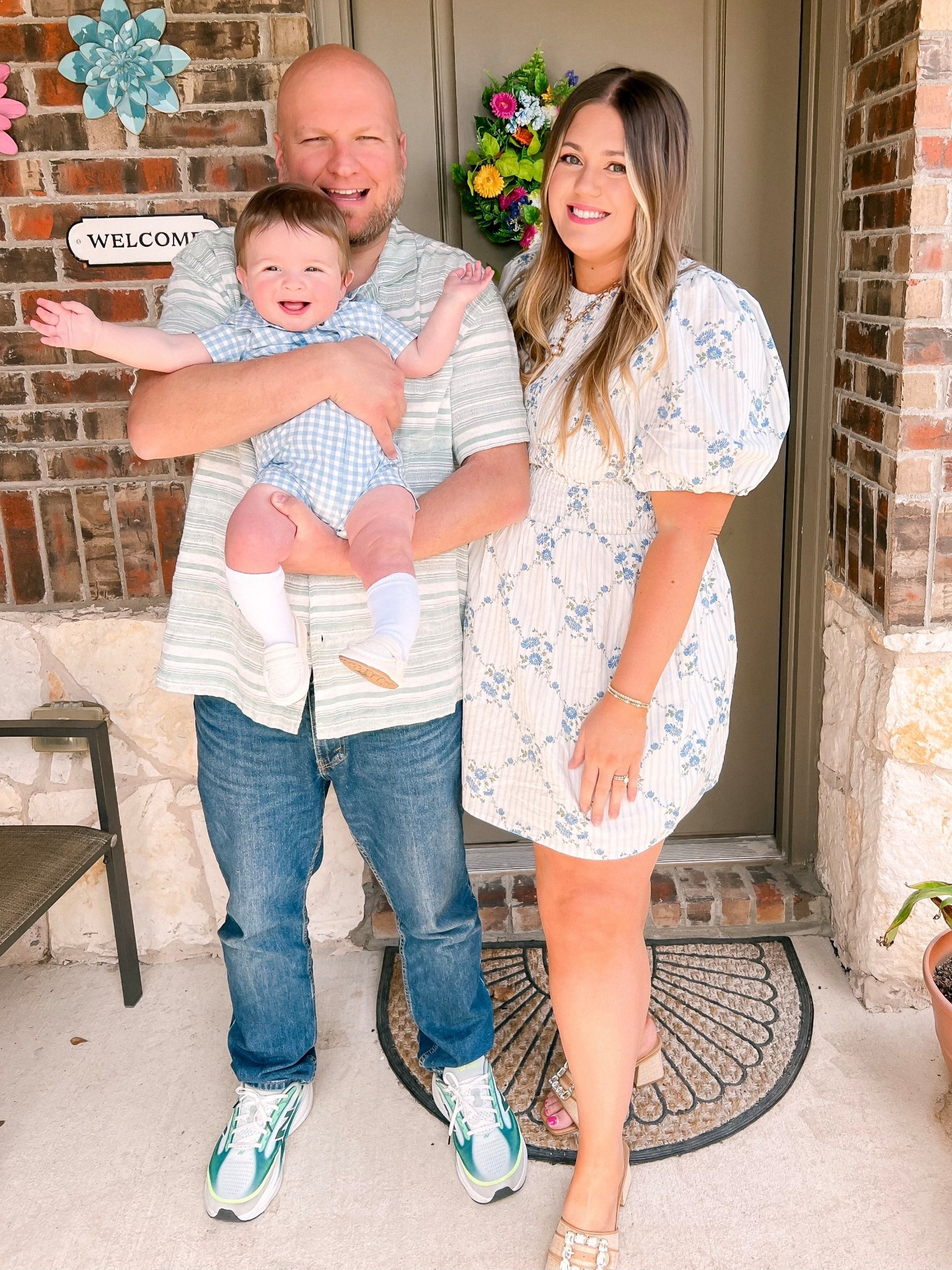 “But he was pierced for our transgressions, he was crushed for our iniquities; the punishment that brought us peace was on him, and by his wounds we are healed.” — Isaiah 53:5 ✝️

A few days late, but this one deserved a spot on the grid 🤍✨

Our first Easter with Walker 🐣 and somehow the simple, in-between moments were my favorite—tiny hands reaching for his first Easter basket, sunshine on the porch, and slowing down as a family.

Also… can we talk about this dress?! The perfect spring family photo outfit—bump-friendly, lightweight, and actually comfortable (because let’s be real, that matters now more than ever). 💙

If you’re planning spring family photos or just want easy, elevated everyday looks—I linked everything for you 👇

Shop this look + more of our Easter outfits on @LTK!

Tell me your favorite Easter tradition below 🐰👇 

#LTKBaby #LTKootd #LTKMidsize