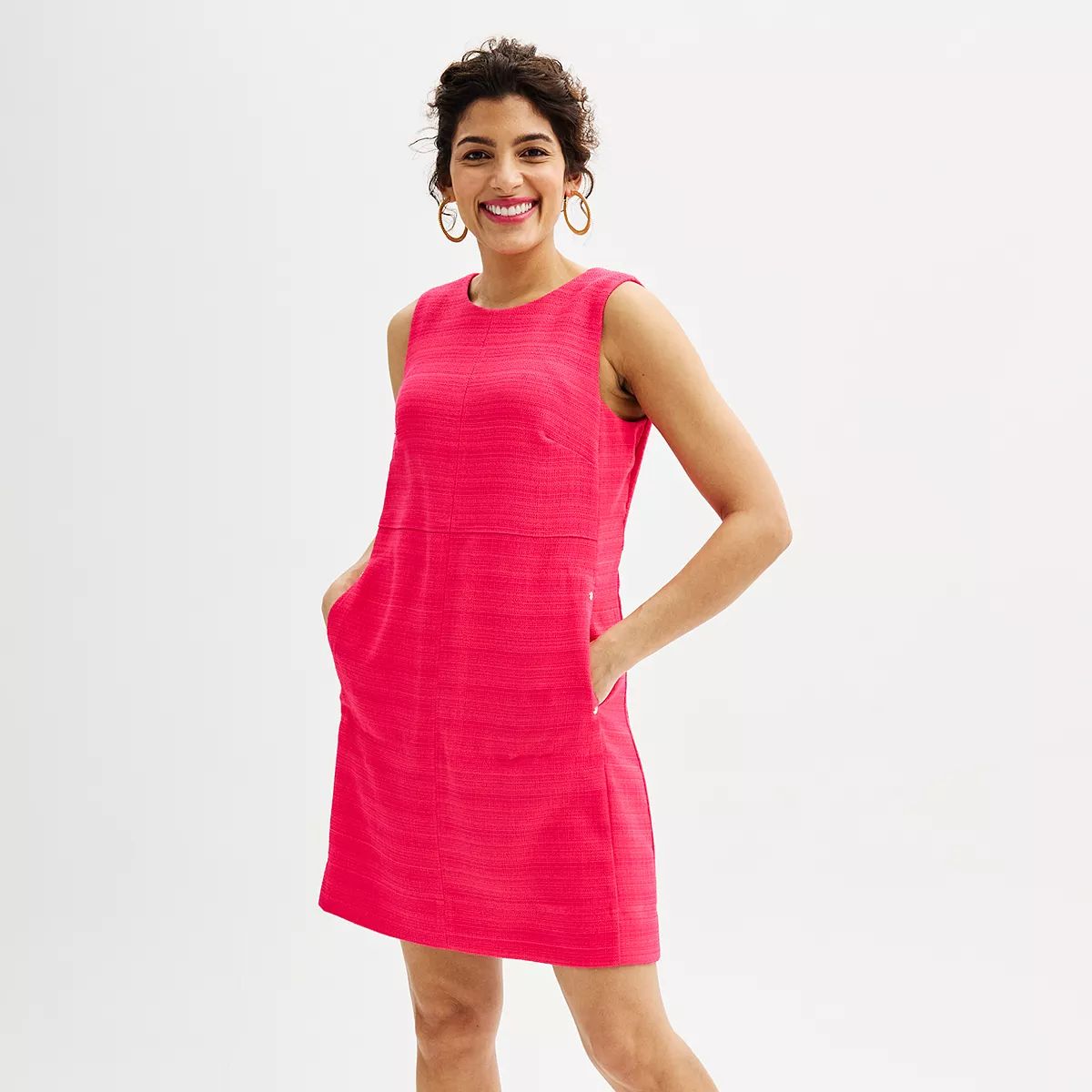 Women's Harper Rose Sleeveless Textured A-Line Dress | Kohl's