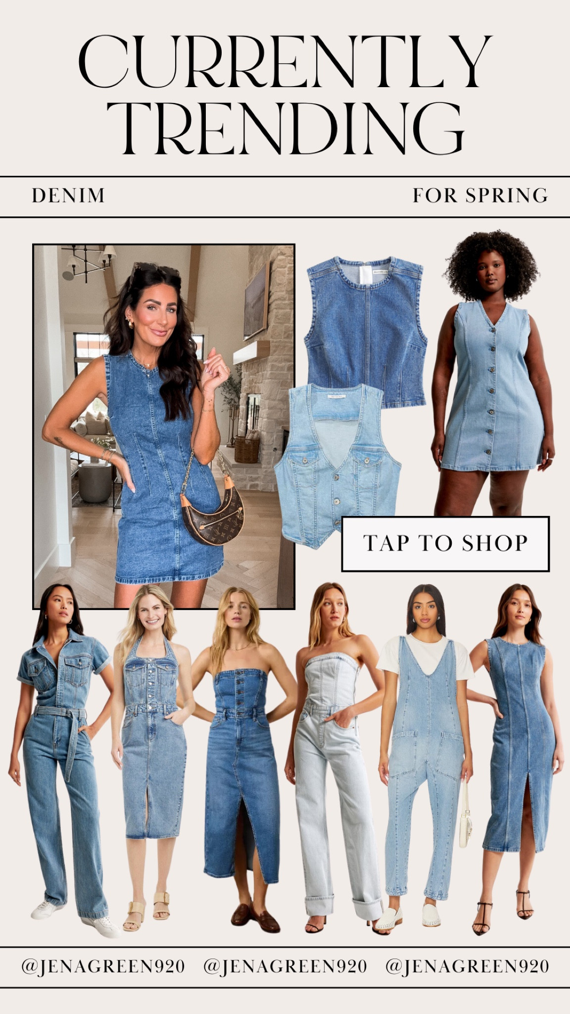 Currently Trending | Denim Fashion | Denim Dresses | Denim Jumpsuit

#LTKstyletip #LTKfindsunder100 #LTKfindsunder50