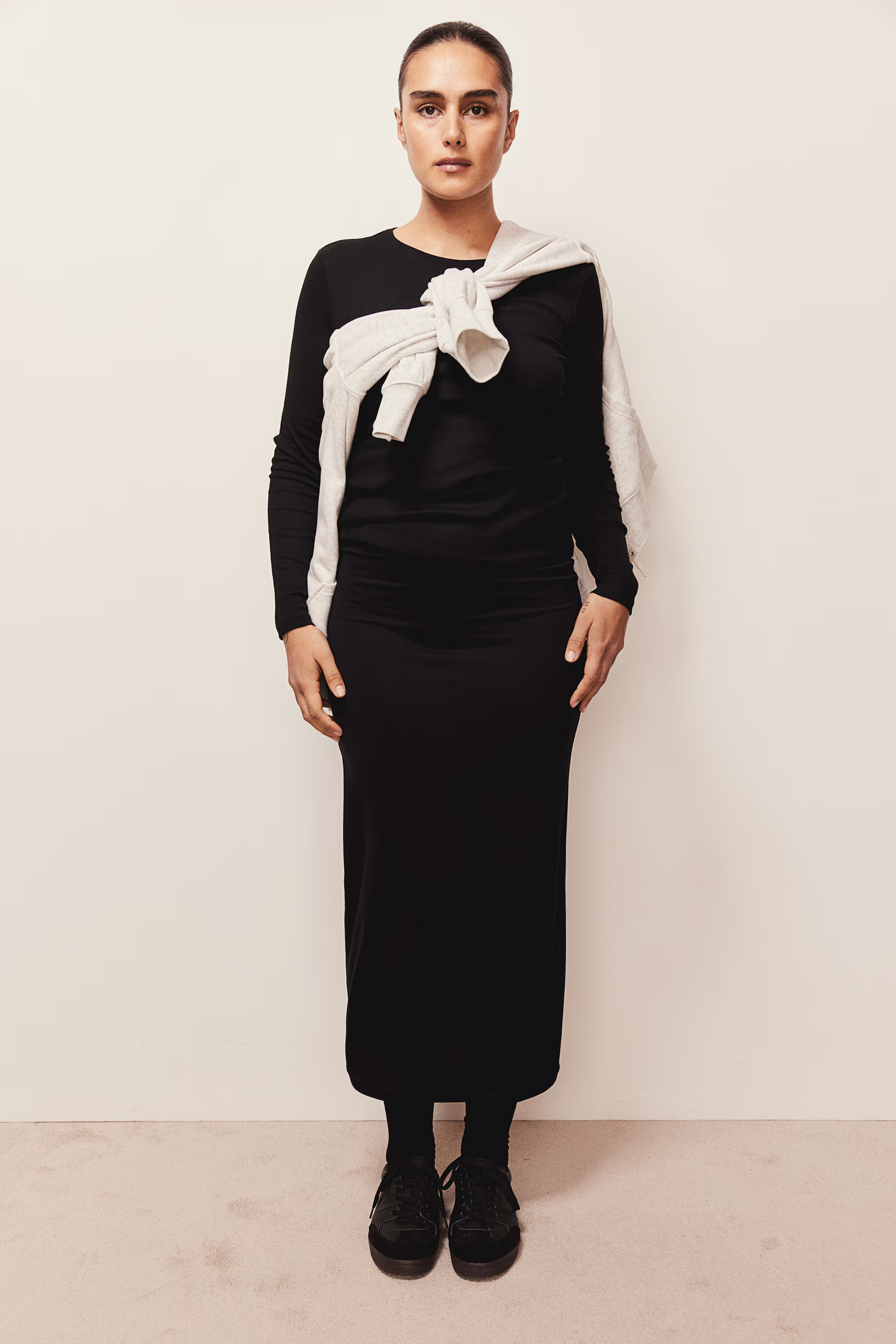 Ribbed cotton top | H&M (UK, MY, IN, SG, PH, TW, HK)