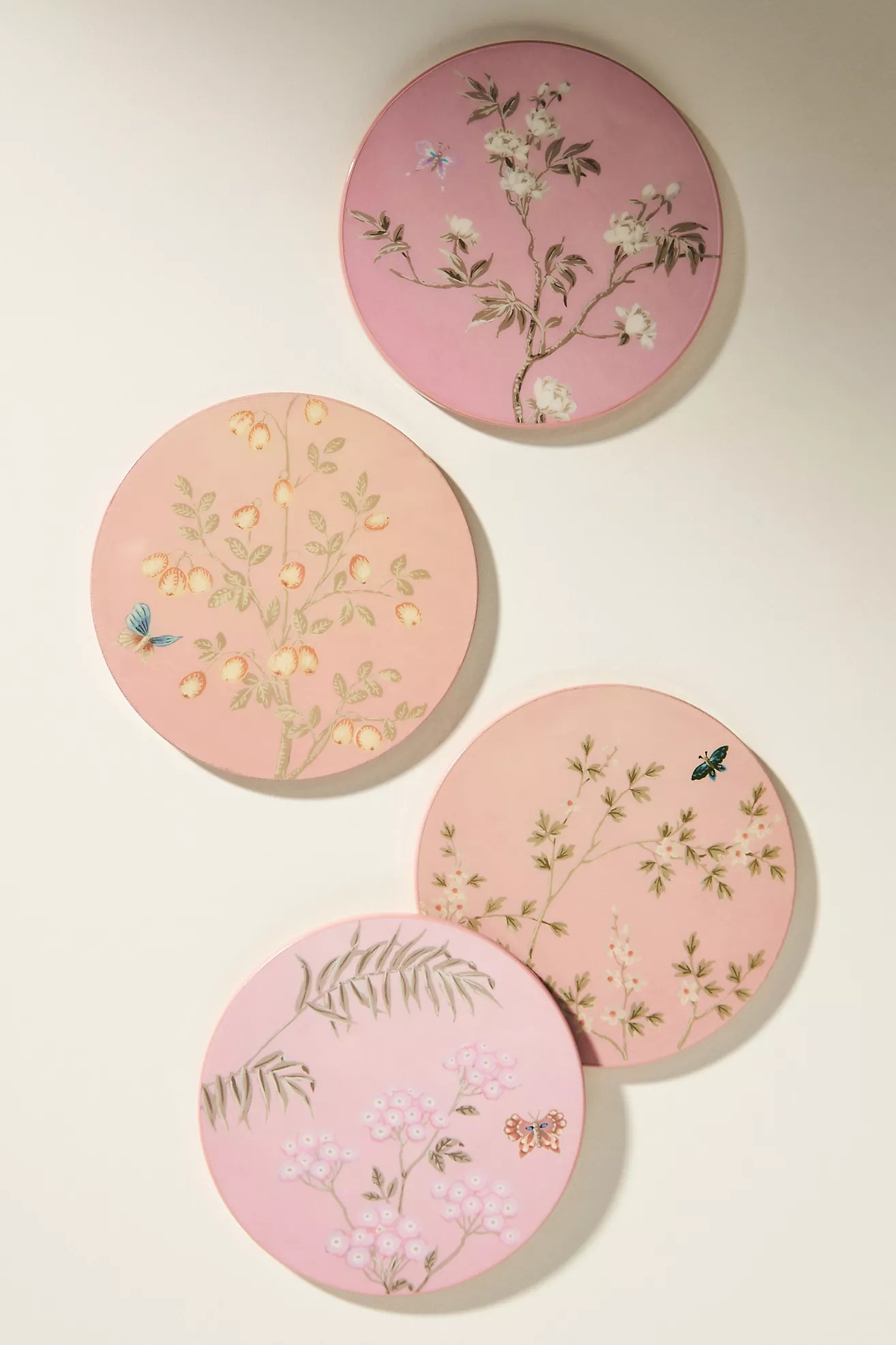 Addison Ross Chinoiserie Lacquered Coasters, Set of 4 | Anthropologie (US)