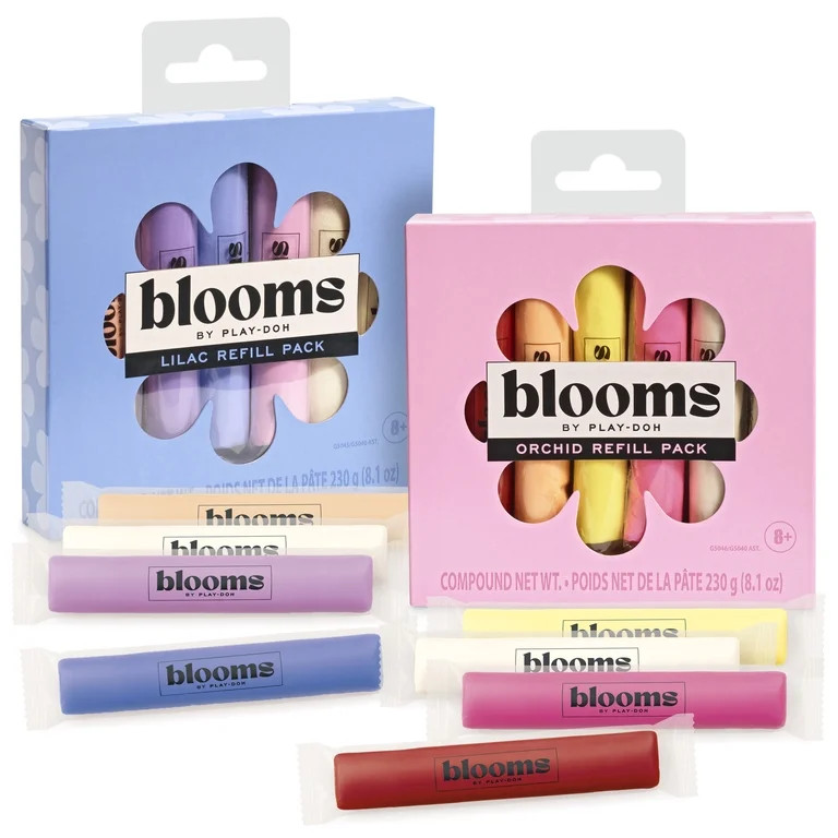 Blooms by Play-Doh Lilac & Orchid 12-Pack Refill Bundle for Flower Bouquet Kits | Walmart (US)