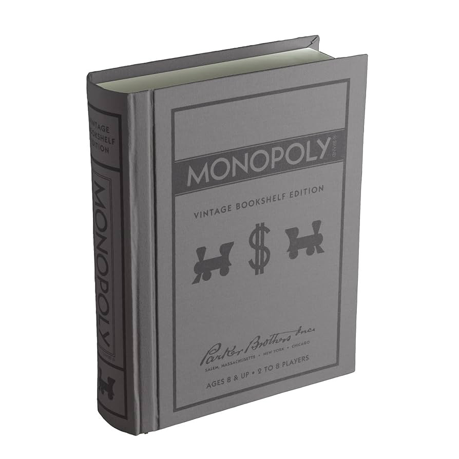 WS Game Company Monopoly Vintage Bookshelf Edition | Amazon (US)