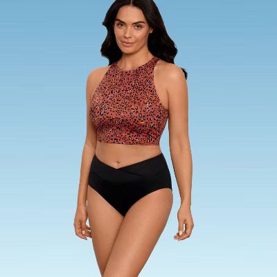 Women's Slimming Control V Bikini Bottom - Beach Betty by Miracle Brands Black | Target