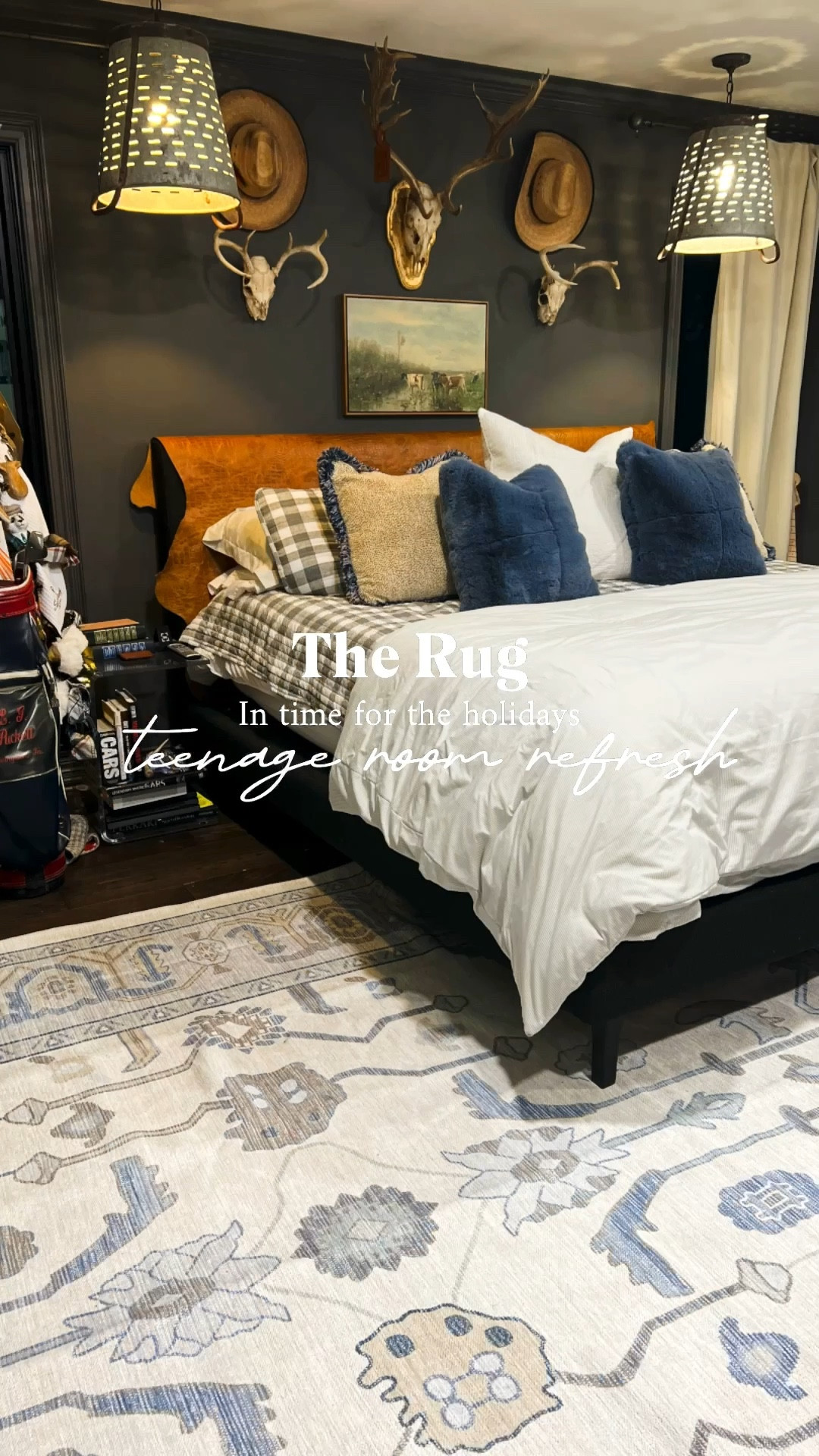 New rug, same room—completely different vibe. Y’all know how much I love Fame Rugs! I have one in multiple rooms of our home. They are so soft, can be washed, and add so much flair to the room. #ad #famerugs #famepartner 

#LTKHoliday #LTKGiftGuide #LTKHome