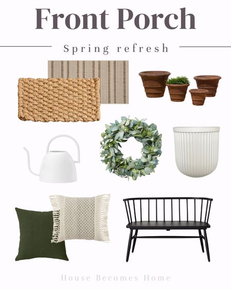 Front porch Spring refresh! 

#LTKhome #LTKstyletip #LTKSeasonal