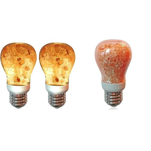Himalayan Glow Salt Light Bulbs (Pack of 2) H1651B Natural Salt Bulb, Night Light | Amazon (US)