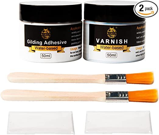 Gilding Adhesive, 100ml Epoxy Resin Gold Leaf Adhesive for Professional Craft Use, Water Based Va... | Amazon (US)