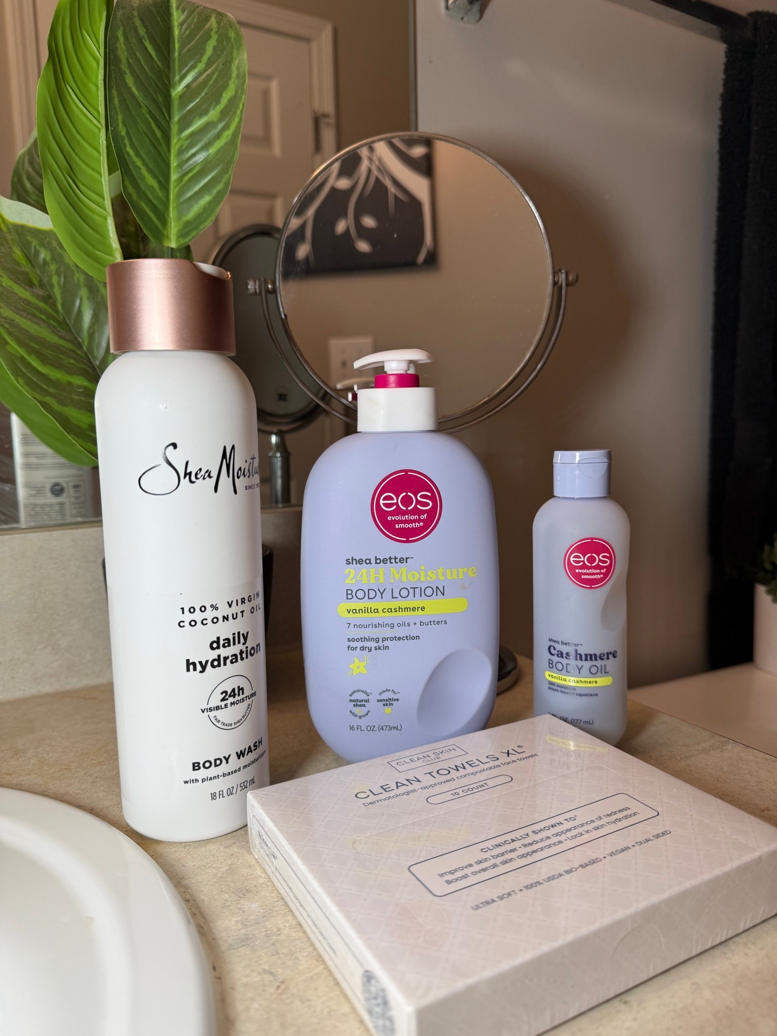 Soft skin season is in full effect  🤍
Recently restocked a few body care favorites and added a new glow to the routine:
• Shea Moisture Body Wash 
• EOS Body Lotion 
• EOS Body Oil ✨
• Clean Skin XL Face Towels
 Everything is linked on my LTK! 🔗 
#LTKBodyCare #LTKFinds #LTKBeauty #LTKUnder50

#LTKBeauty #LTKFindsUnder50 #LTKFindsUnder100