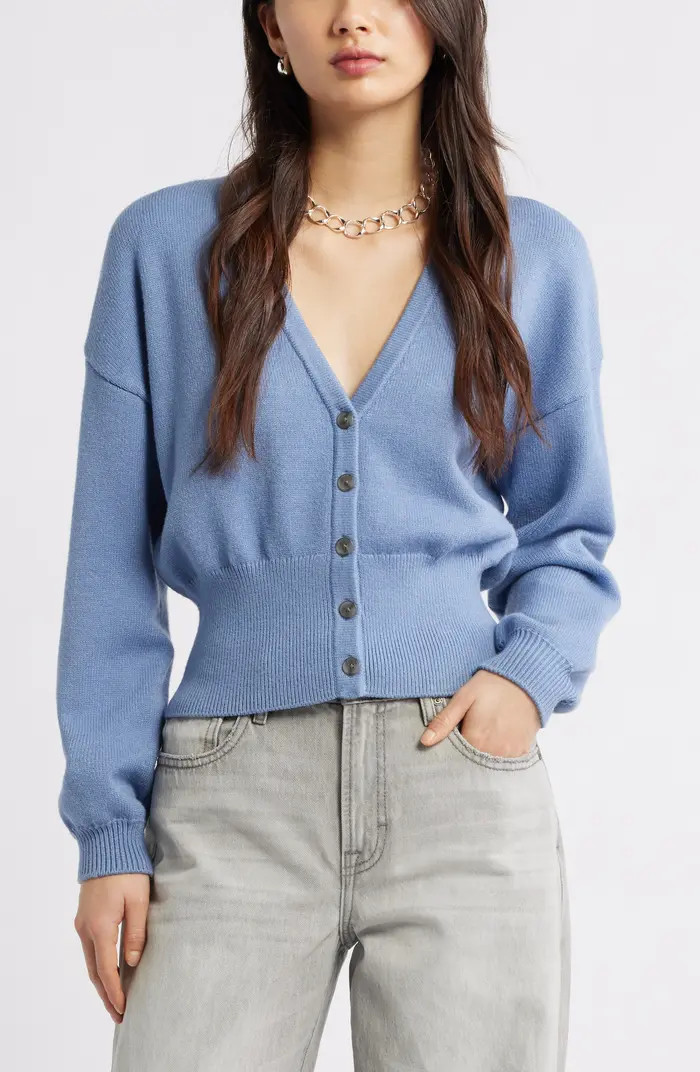 Rib Waist Cardigan | Nordstrom