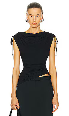 L'Academie by Marianna Greava Top in Black from Revolve.com | Revolve Clothing (Global)