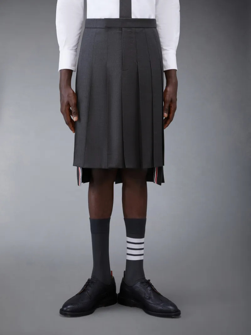 Classic Twill Pleated Skirt | Thom Browne