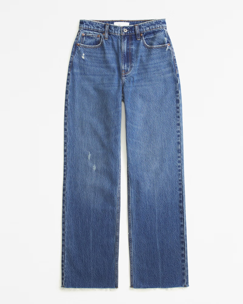 Curve Love High Rise Loose Jean | Abercrombie & Fitch (US)