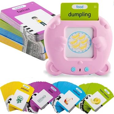 Richgv Upgraded Talking Flash Cards,Big Button Toys for 2,3,4,5,6 Years Old Girls, Educational Ga... | Walmart (US)