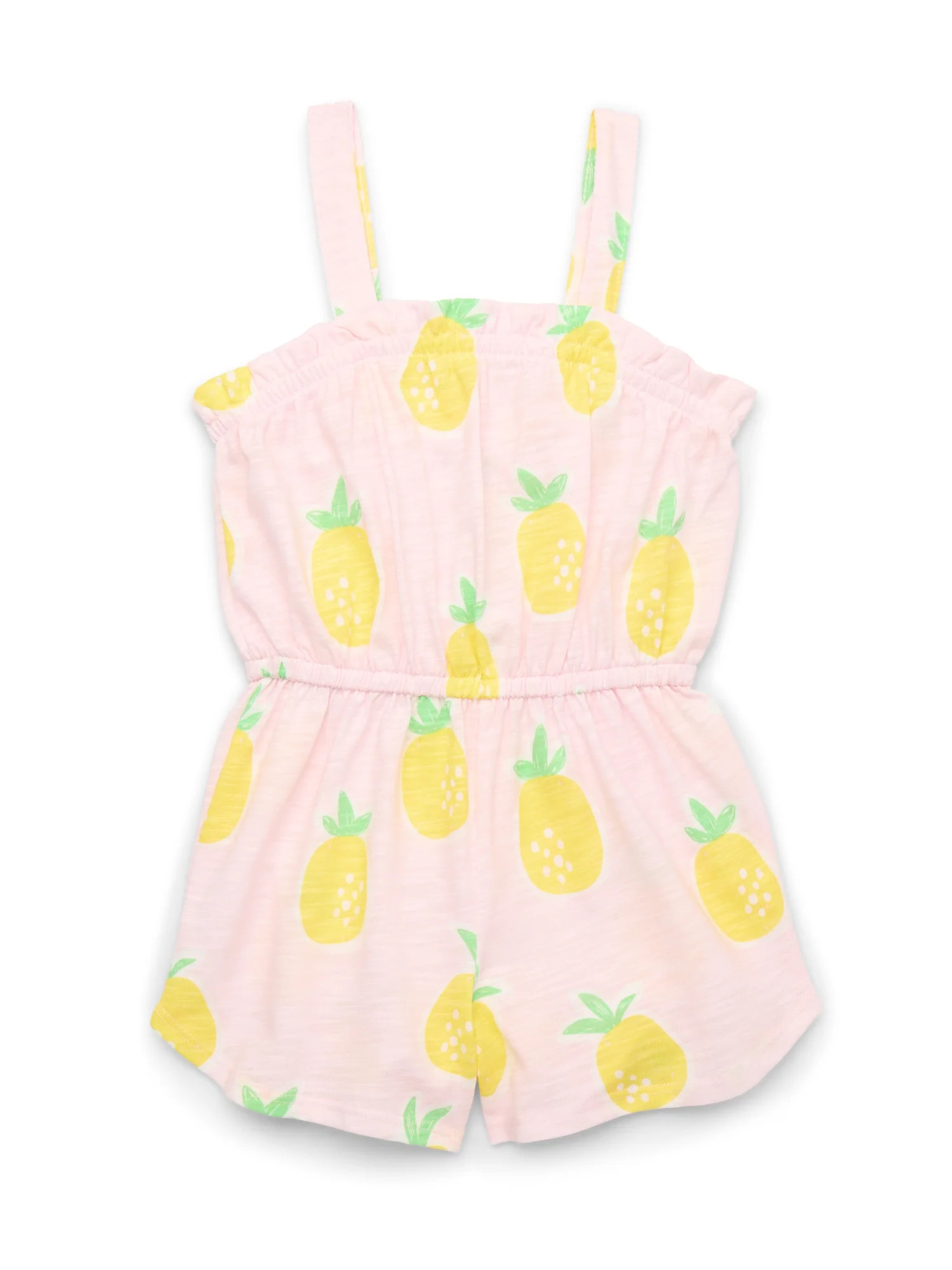 365 Kids from Garanimals Girls Mix and Match Elevated Romper, Sizes 4-10 | Walmart (US)