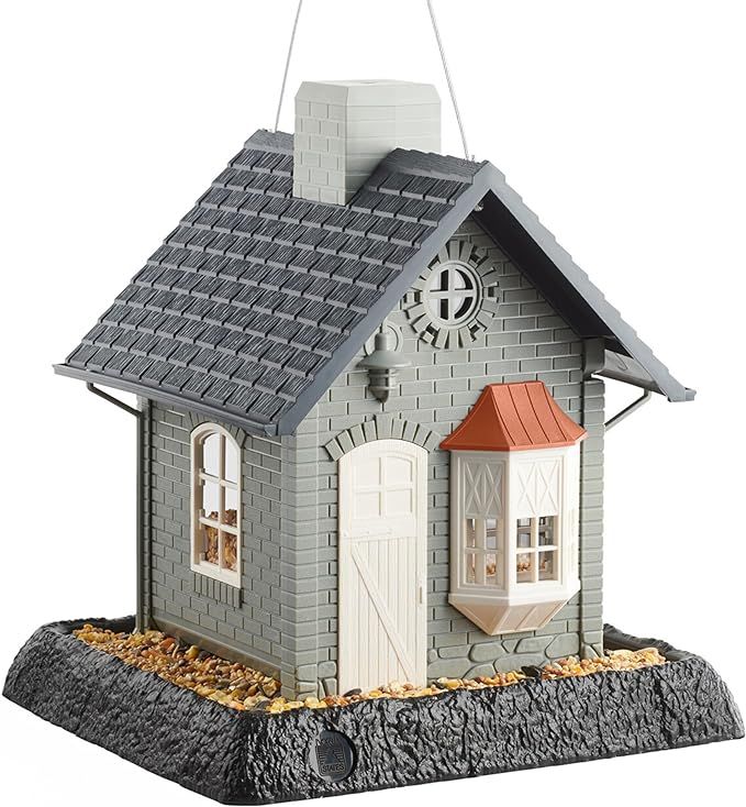 North States Village Collection Bayside Cottage Birdfeeder: Easy Fill and Clean. Squirrel Proof H... | Amazon (US)