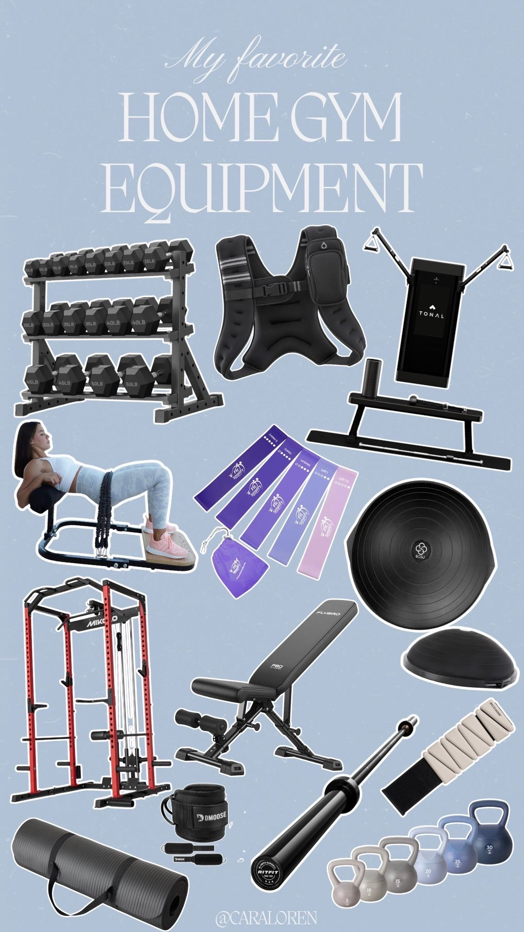 My favorite home gym equipment

#LTKfitnessgoals #LTKActive #LTKHome