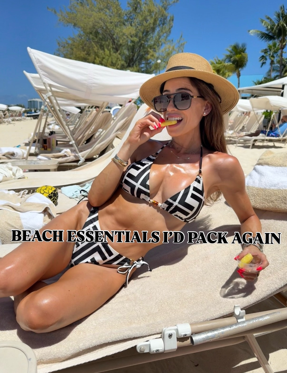 LA few of my beach essentials I’d pack again ☀️ love this affordable swimsuit that looks and feels luxe but isn’t! 

beach essentials, beach bag must haves, summer beach day, vacation packing list, beach outfit inspo, resort style, tropical vacation vibes, sunscreen essentials, summer accessories, beach day checklist, travel essentials, chic beach style, warm weather outfits

#beachvacation

#LTKootd #LTKSaleAlert #LTKSwim