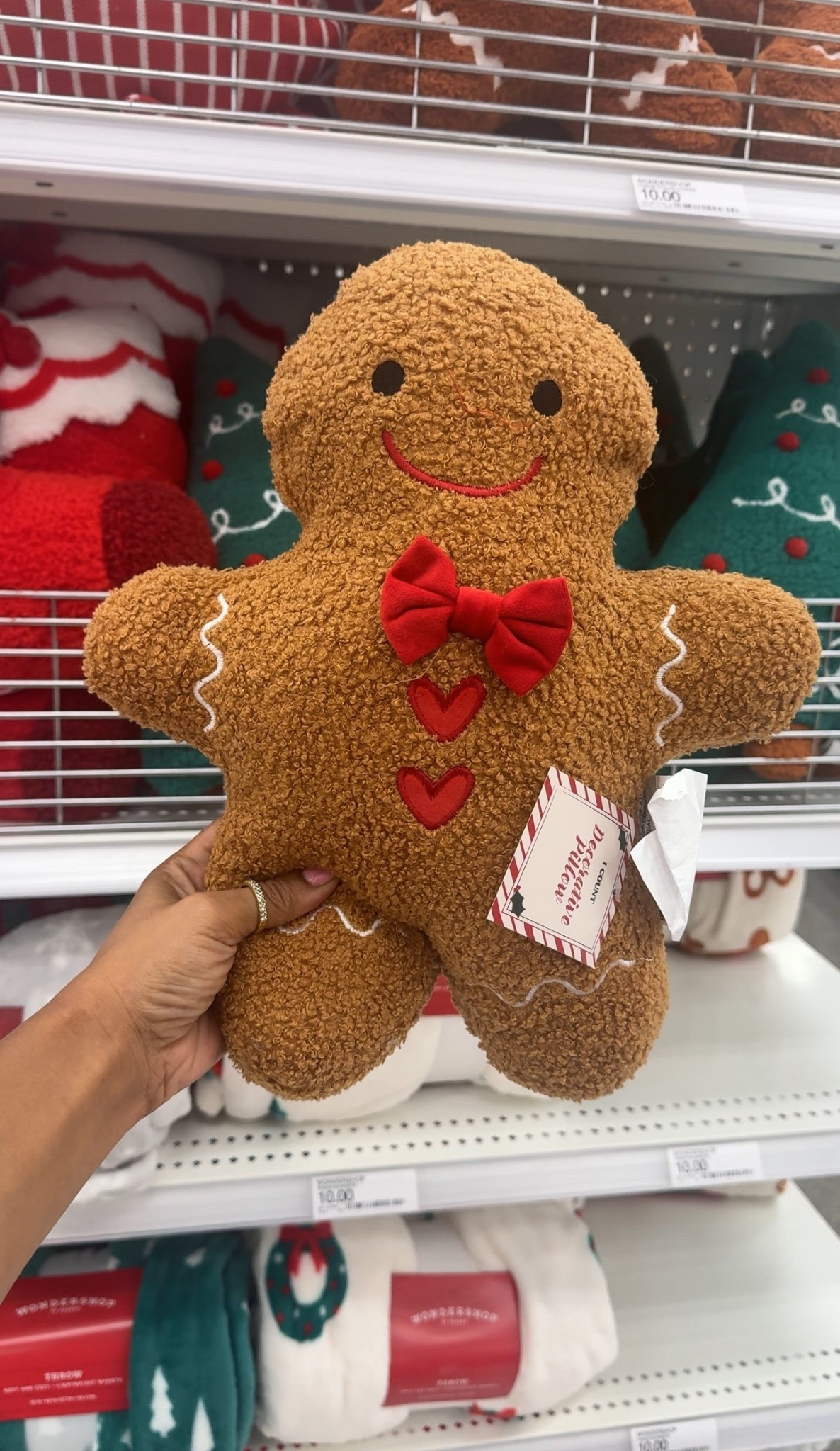 Cutest gingerbread man pillows at Target  #christmas #target #gingerbread

#LTKHoliday #LTKHome #LTKBaby