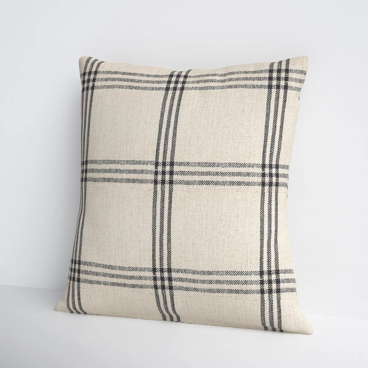 Square Plaid Cotton Pillow Cover | Wayfair North America