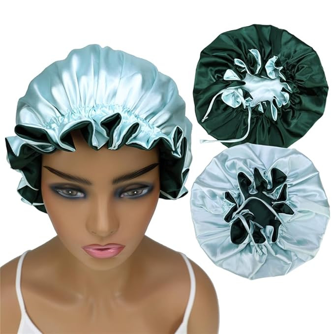 Adjustable Silk Satin Bonnet Hair Care Caps for Women Girls Loose-fitting Reversible Sleeping Cap... | Amazon (US)