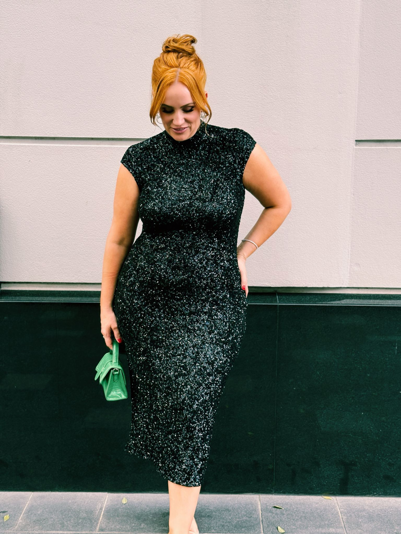 Love this look 💚 Carla Zampatti dress, Decuja bag and Swarovski earrings. 

 

#LTKaustralia #LTKautumn #LTKstyletip