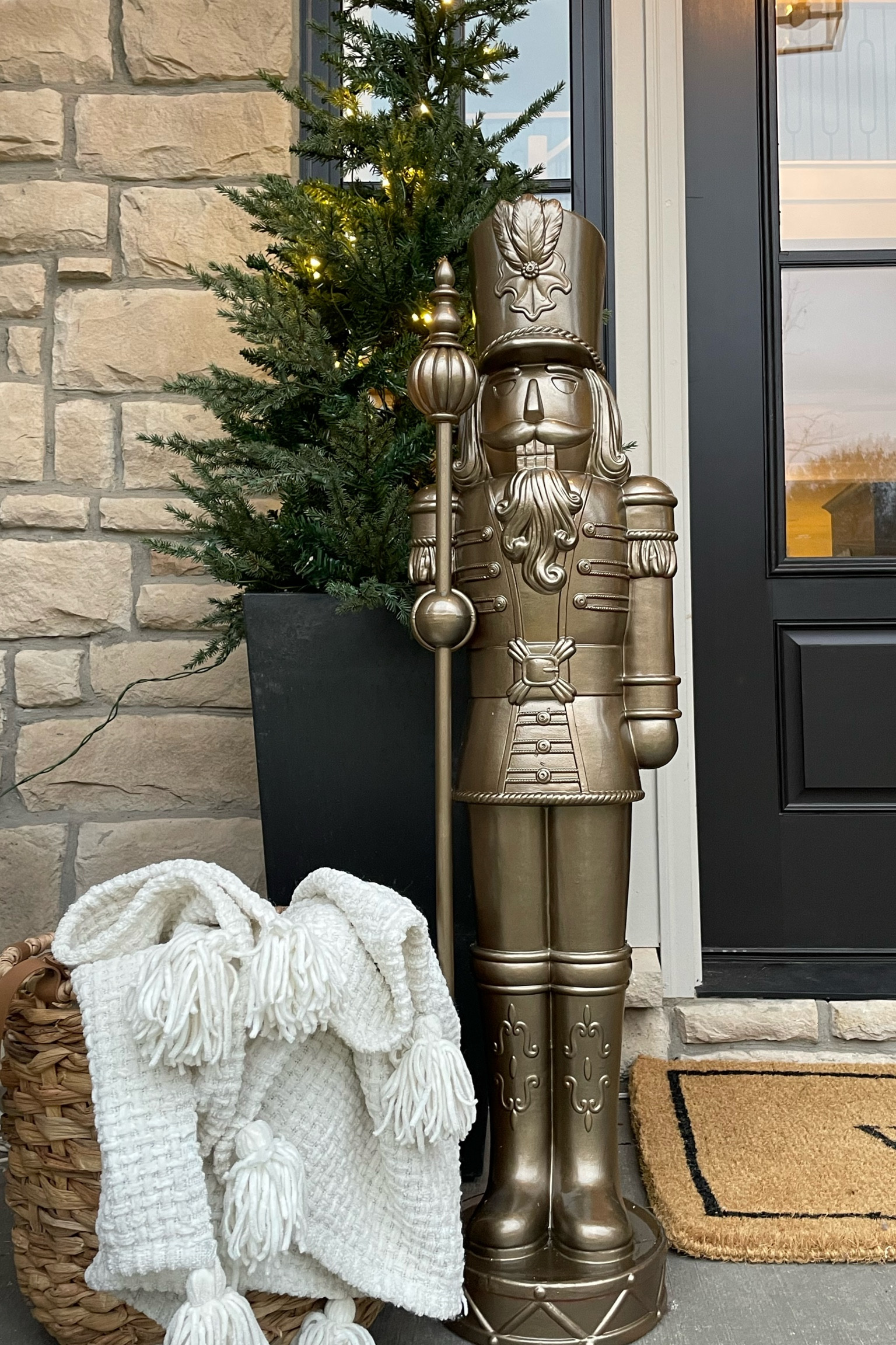 Christmas, Christmas nutcracker, Christmas front door, holiday front door, Christmas porch decor, Christmas decor, Christmas entry decor, nutcracker, Christmas front porch, Christmas nutcracker front porch#LTKhome 

#LTKSeasonal #LTKHoliday